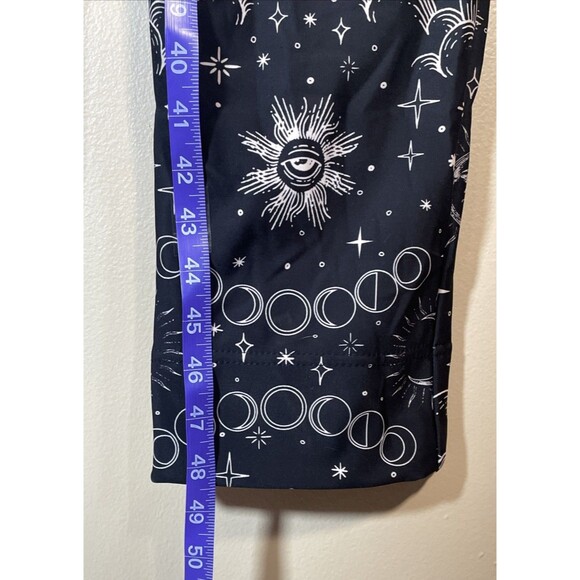 Blackmilk Celestial Eye Overalls Pants Size XL. NWT New Mystical Black Milk - Picture 6 of 13